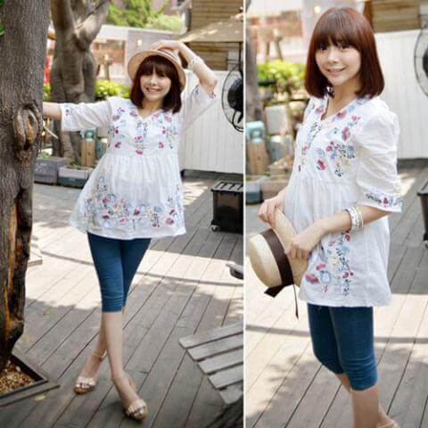 Gợi ý " mặc đẹp con khoẻ " miễn chê cho mẹ bầu 119 bau