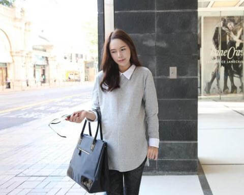 Gợi ý " mặc đẹp con khoẻ " miễn chê cho mẹ bầu 120 bau