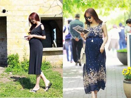 Gợi ý " mặc đẹp con khoẻ " miễn chê cho mẹ bầu 104 bau