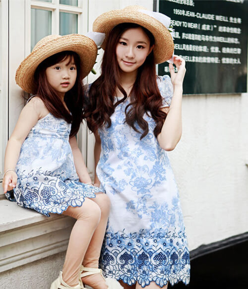 Gợi ý style xuống phố sành điệu cho mẹ và bé ngày hè 52 dam-lien
