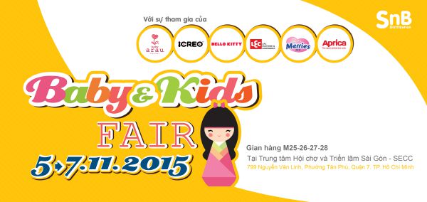 Hội chợ Baby&Kids Fair – Dành cho con yêu những điều tuyệt vời nhất 33 Hội chợ Baby&Kids Fair – Dành cho con yêu những điều tuyệt vời nhất 6