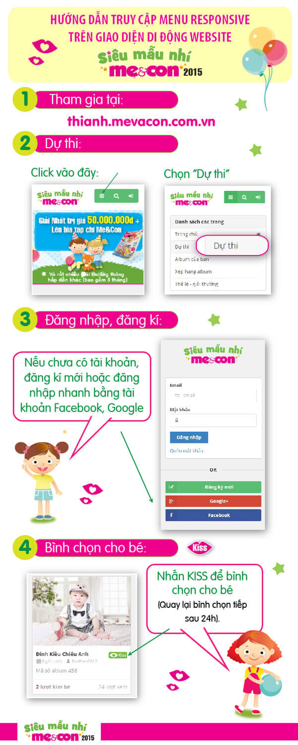 Hướng dẫn dự thi Siêu mẫu nhí 2015 trên giao diện điện thoại 15