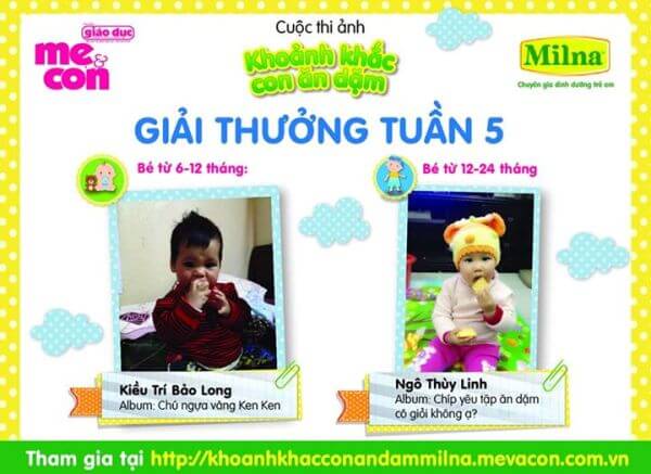 Kết quả tuần 5 " Khoảnh khắc con ăn dặm" 38 ket-qua-tuan-5-khoanh-khac-con-an-dam