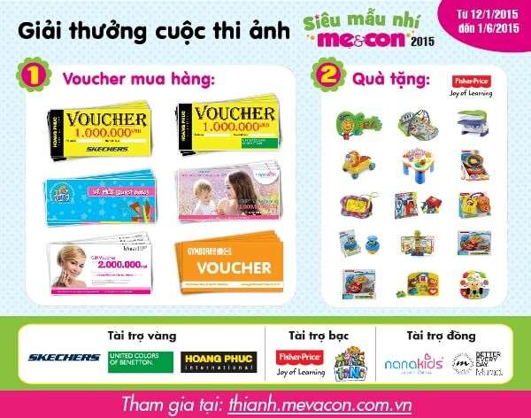 Khám phá giải thưởng đặc sắc của Siêu mẫu nhí Mẹ&Con 43 Khám phá giải thưởng đặc sắc của Siêu mẫu nhí Mẹ&Con 15