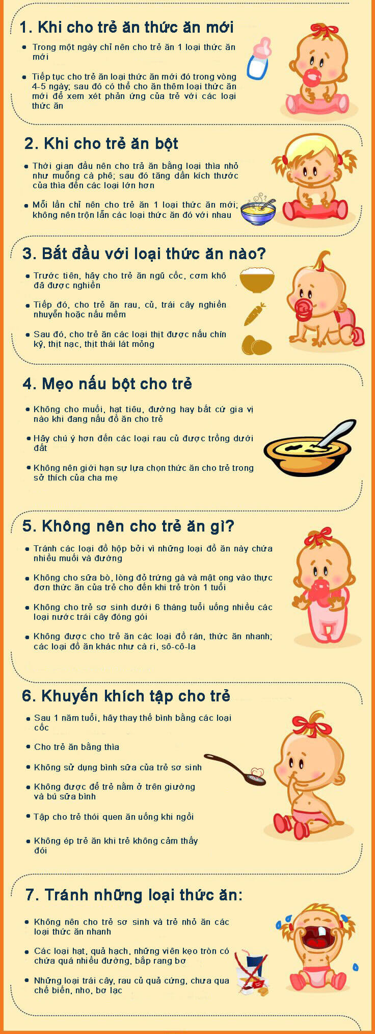 Khi tập ăn cho bé mẹ phải ghi nhớ những điều này 35 Khi tập ăn cho bé mẹ phải ghi nhớ những điều này 7