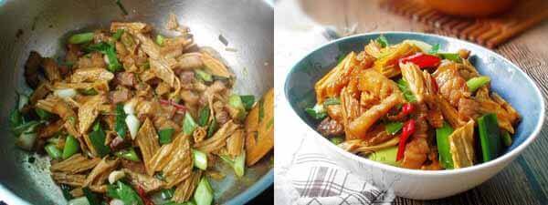 Lạ miệng với tàu hũ ky xào thịt 48 Lạ miệng với tàu hũ ky xào thịt 20