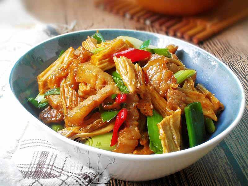Lạ miệng với tàu hũ ky xào thịt 49 Lạ miệng với tàu hũ ky xào thịt 21