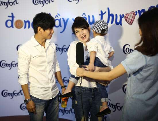 Mẹ con Kim Hiền tíu tít chụp ảnh “Đong đầy yêu thương” 48 Comfort Đong đầy yêu thương