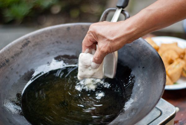 Mê ly món đậu hủ nhồi rau củ chiên giòn 60 đậu hũ chiên