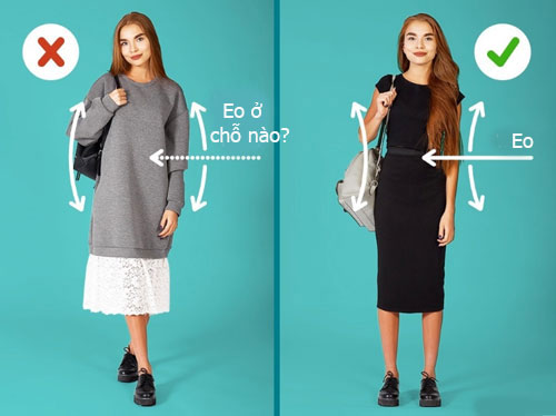 Mẹo phối đồ giúp mẹ "ăn gian" 10cm 16