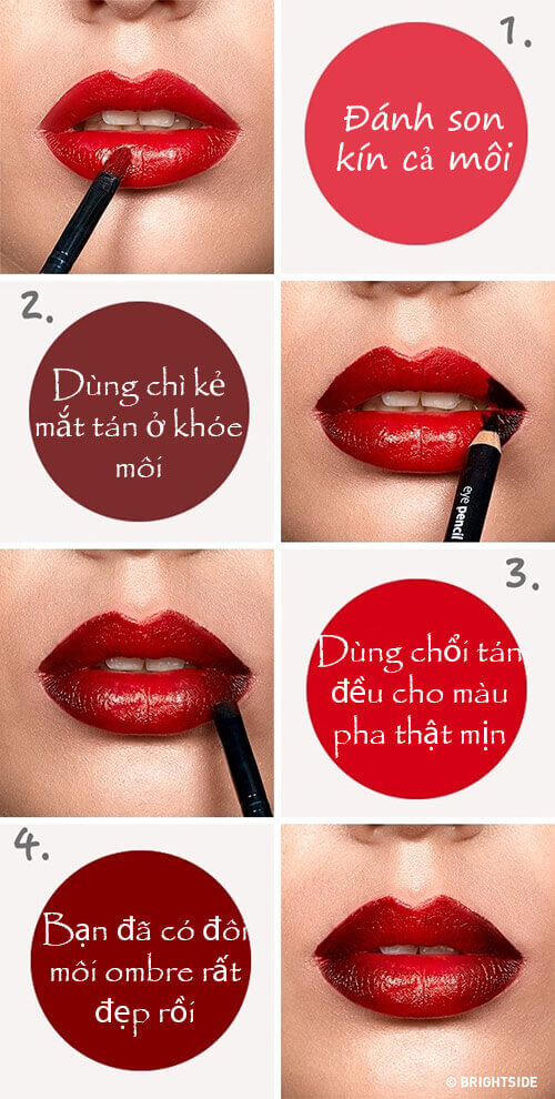 Mẹo tô điểm đôi môi quyến rũ như phụ nữ phương Tây 12