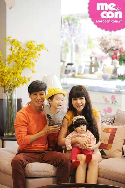 Minh Hà: Bí quyết để con tăng ký đều đều 53 Lý Hải - Minh Hà 1