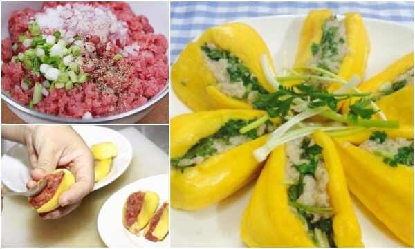 Mít chín nhồi thịt hấp thơm nức khắp xóm 44 thit