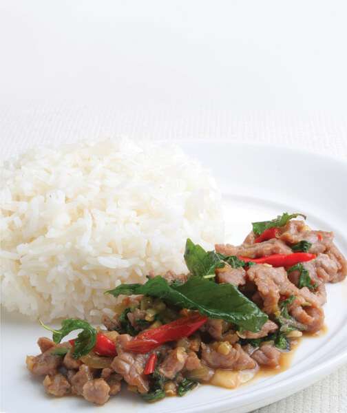 Góc Nấu Ăn: Món ăn cho tiết trời nhẹ 35 Cơm thịt bò xào lá hương nhu