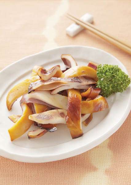 Mực một nắng nướng mật ong