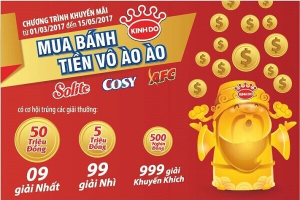 ""Mua Bánh Kinh Đô, Tiền Vô Ào Ào"" với hơn 1.000 giải thưởng 33 ""Mua Bánh Kinh Đô, Tiền Vô Ào Ào"" với hơn 1.000 giải thưởng 5