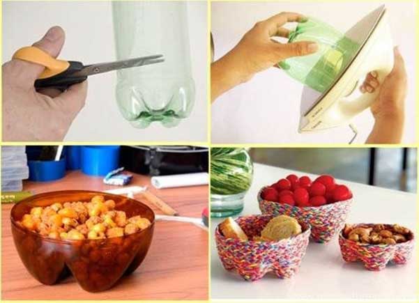 Muôn kiểu trang trí bằng chai nhựa cho nhà xinh lung linh 55 ái chế chai nhựa 8