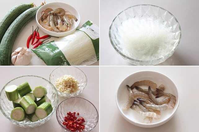 Mướp hấp tôm thanh mát ngày nắng nóng 40 sơ chế