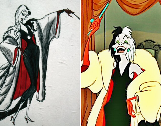 Ngắm 15 nhân vật Disney khác xa so với phiên bản phác thảo 48 Ngắm 15 nhân vật Disney khác xa so với phiên bản phác thảo 9