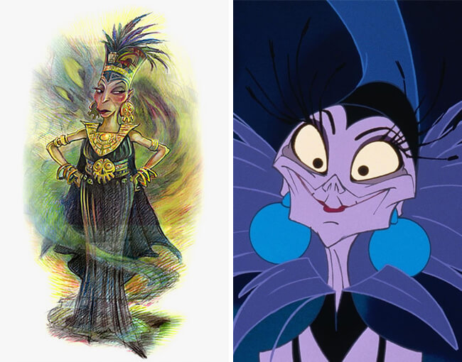 Ngắm 15 nhân vật Disney khác xa so với phiên bản phác thảo 61 Ngắm 15 nhân vật Disney khác xa so với phiên bản phác thảo 13