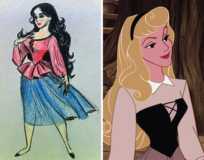 Ngắm 15 nhân vật Disney khác xa so với phiên bản phác thảo 54 Ngắm 15 nhân vật Disney khác xa so với phiên bản phác thảo 11