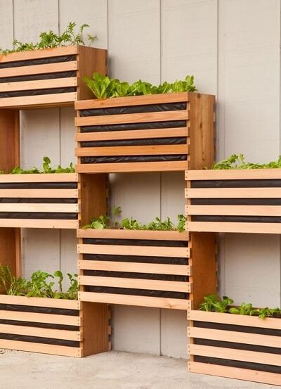 Ngất ngây với 10 kiểu trồng rau siêu đẹp, siêu tiết kiệm diện tích với gỗ pallet 17