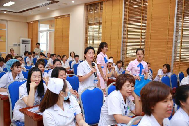 Ngày hội Những lưu ý cho người lần đầu làm mẹ đã có mặt tại Bệnh viện Phụ sản Hà Nội 54 hoi-thao