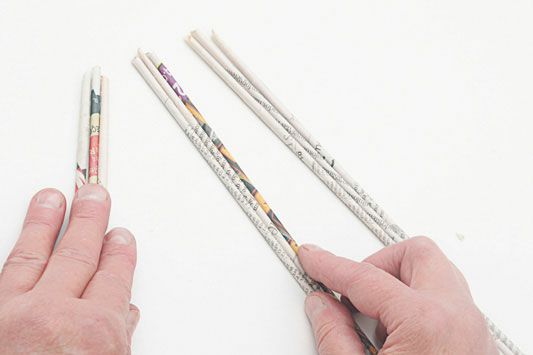 Nhà cửa gọn gàng nhờ giỏ đựng phong cách từ giấy báo cũ 103