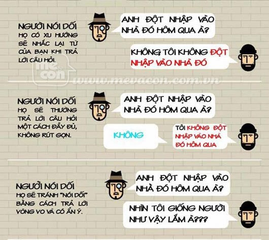 Những biểu hiện của người nói dối, nhìn vào biết ngay 42 Những biểu hiện của người nói dối, nhìn vào biết ngay 14