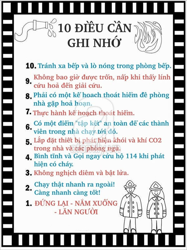 Những kỹ năng thoát hiểm cực kỳ quan trọng bố mẹ phải dạy con 49 Kỹ năng thoát hiểm cho trẻ