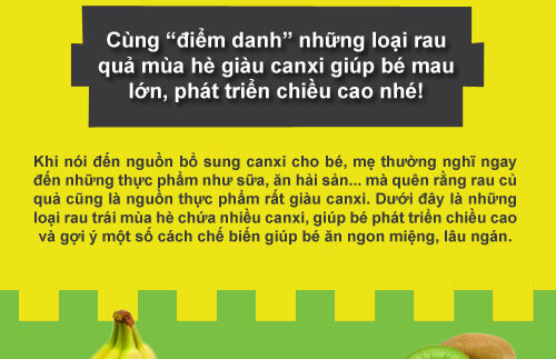 Những loại rau quả mùa hè giàu canxi giúp con phát triển chiều cao tối ưu 39 canxi cho bé1