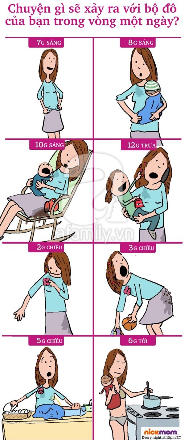 Những tình huống "dỡ khóc dỡ cười" khi làm mẹ 41 Thay đổi khi làm mẹ