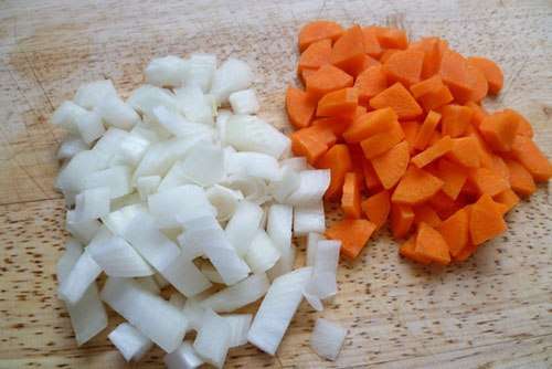 Nui gà xé và rau củ 40 nui gà xé rau củ