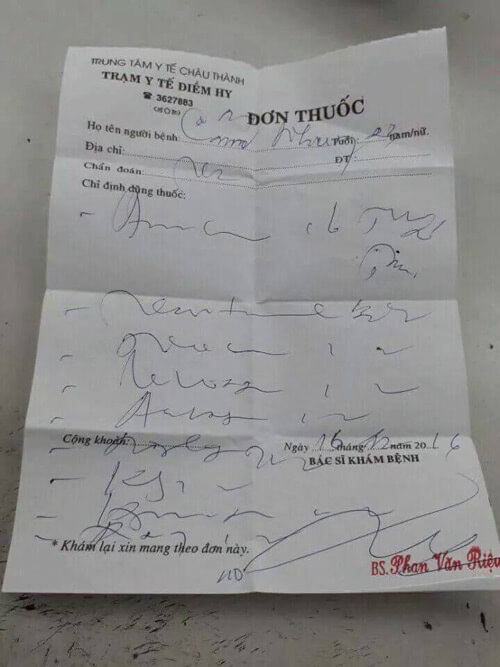 Quả thật là không hổ danh "chữ bác sĩ"! 39 Quả thật là không hổ danh "chữ bác sĩ"! 11