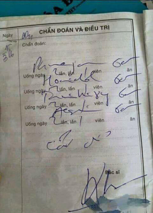 Quả thật là không hổ danh "chữ bác sĩ"! 42 Quả thật là không hổ danh "chữ bác sĩ"! 14