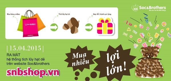 Soc&Brothers ra mắt hệ thống tích luỹ Hạt dẻ siêu tiết kiệm cho khách hàng 34 soc-brothers-ra-mat-he-thong-tich-luy-hat-de-sieu-tiet-kiem-cho-khach-hang