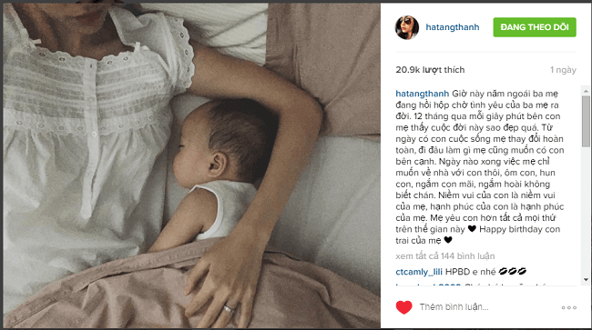 Sốt những hình ảnh mới nhất về cậu quý tử nhà Tăng Thanh Hà 35 Sốt những hình ảnh mới nhất về cậu quý tử nhà Tăng Thanh Hà 7