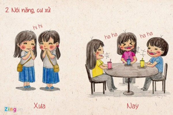 Sự khác biệt của con gái xưa và nay 39 Sự khác biệt của con gái xưa và nay 11
