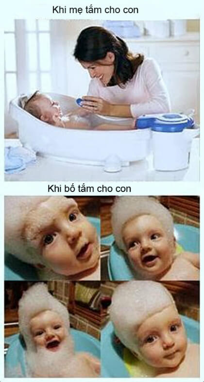 Sự khác biệt trong cách chăm con giữa bố và mẹ 48 Sự khác biệt trong cách chăm con giữa bố và mẹ 5