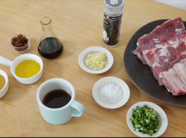 Sườn nướng sốt cà phê cho ông xã lai rai cuối tuần 39 suon nuong