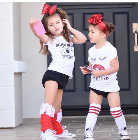Tan chảy với vẻ dễ thương của hai chị em "con gái người ta" 64 Tan chảy với vẻ dễ thương của hai chị em "con gái người ta" 36