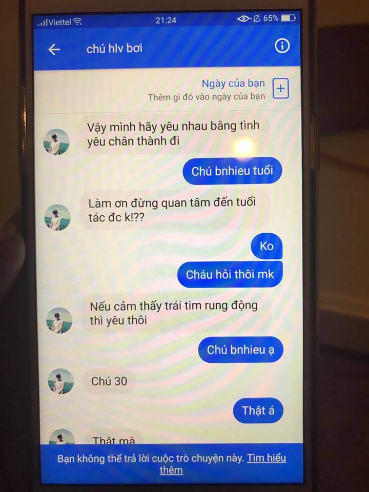 Thầy giáo 30 tuổi nhắn tin gạ tình nữ sinh lớp 6 41 Thầy giáo 30 tuổi nhắn tin gạ tình nữ sinh lớp 6 13