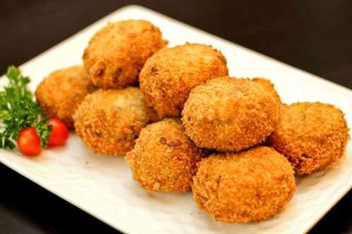 Thịt cuộn khoai tây chiên vàng, con khoái khẩu 5