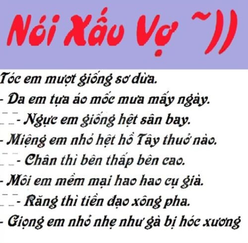 Thư giãn với những bài thơ vui về vợ 10