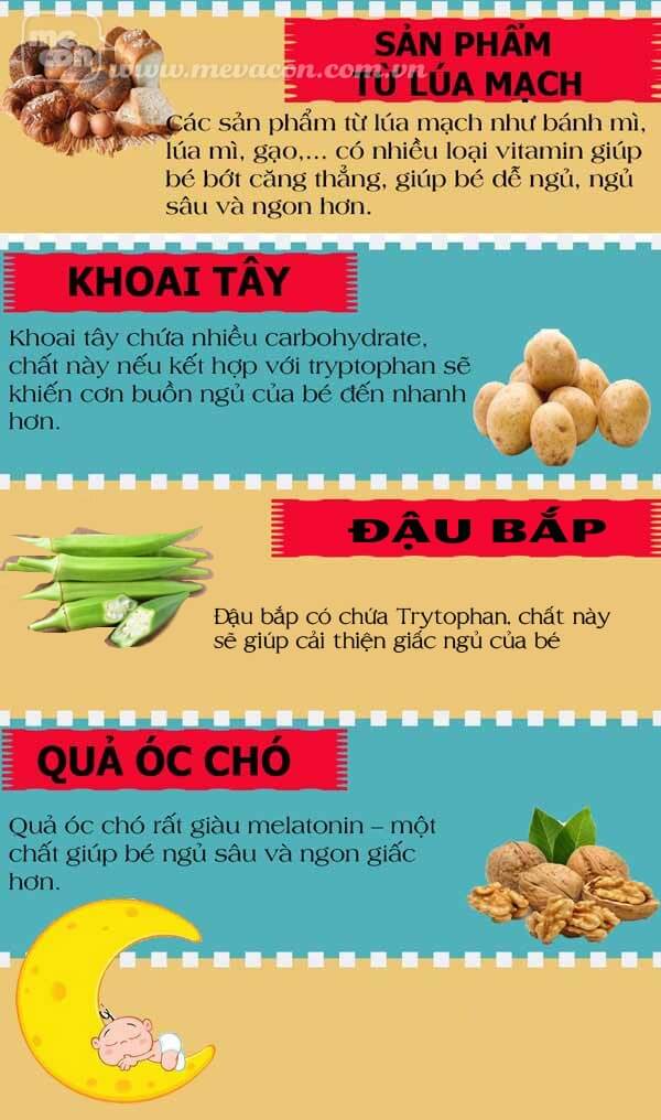 Top 10 thực phẩm giúp bé ngủ ngon 39 Top 10 thực phẩm giúp bé ngủ ngon 11
