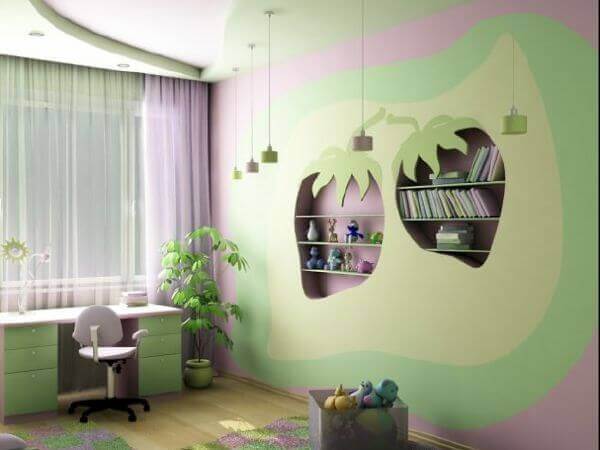 Trang trí phòng của bé bằng kệ treo tường độc, lạ 46 Trang trí phòng của bé bằng kệ treo tường độc, lạ 19