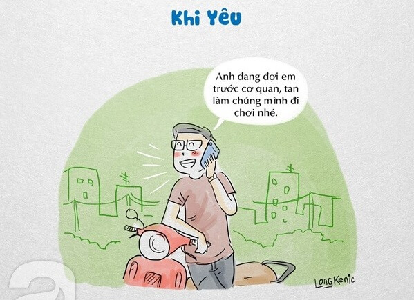 Tranh vui về sự khác biệt giữa lúc yêu và lúc cưới 54 Tranh vui về sự khác biệt giữa lúc yêu và lúc cưới 26