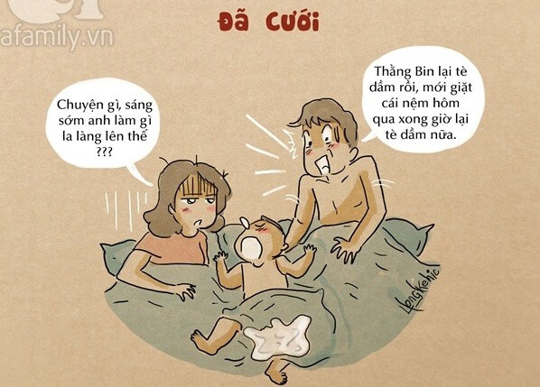 Tranh vui về sự khác biệt giữa lúc yêu và lúc cưới 47 Tranh vui về sự khác biệt giữa lúc yêu và lúc cưới 19