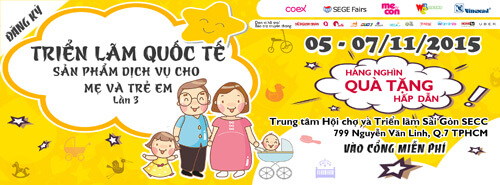 Triển lãm quốc tế sản phẩm - dịch vụ cho mẹ và trẻ em 2015 - lần thứ 3 33 Triển lãm quốc tế sản phẩm - dịch vụ cho mẹ và trẻ em 2015 - lần thứ 3 6