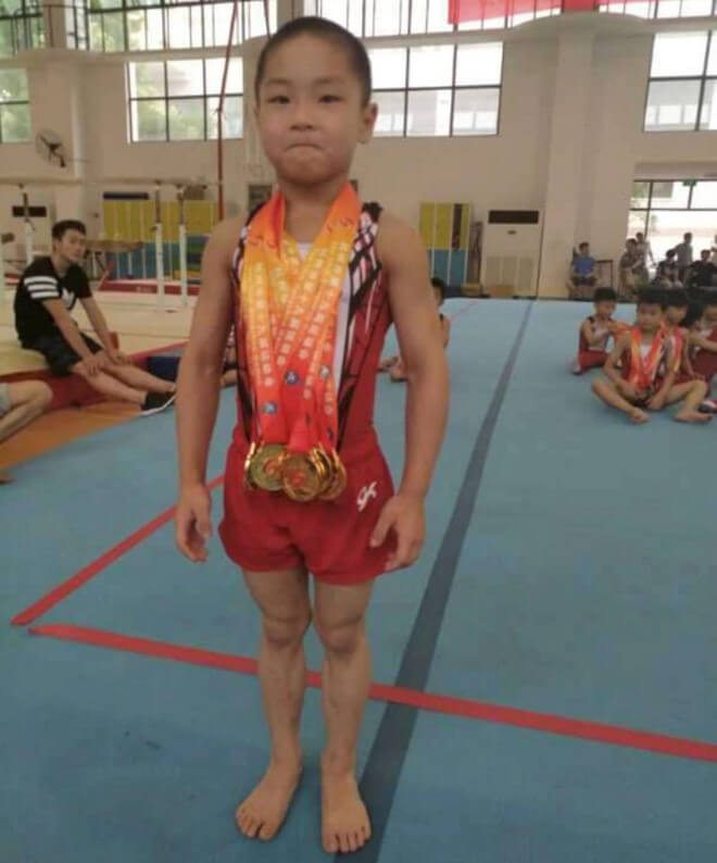 Trung Quốc: Cậu bé 7 tuổi sở hữu thân hình lực sĩ 35 Trung Quốc: Cậu bé 7 tuổi sở hữu thân hình lực sĩ 7